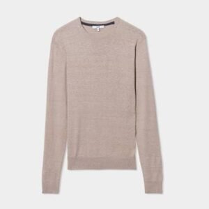 Pull Col Rond Beige Premium